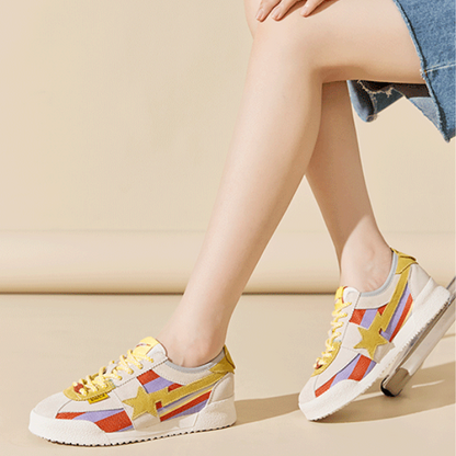 【2color】スウェードスタースニーカー X-118