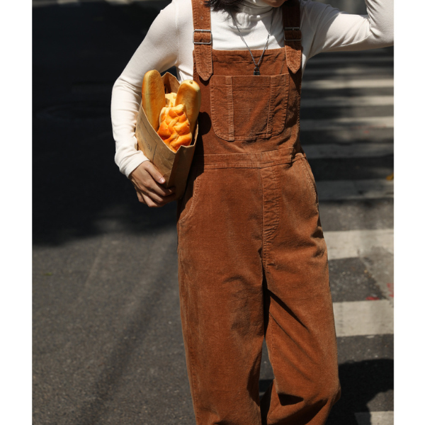 コーデュロイオーバーオール w-036