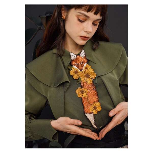 フラワーフォックスタイ C0073