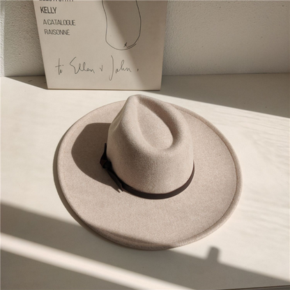 ベルト付きウールジャズハット Z00062