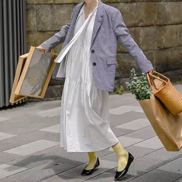 ギンガムチェックジャケット X-138