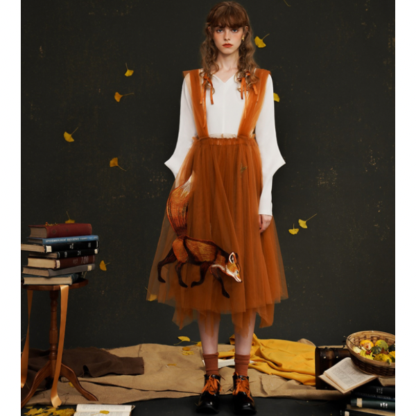 フォックスデコレーションチュチュスカート AU-471