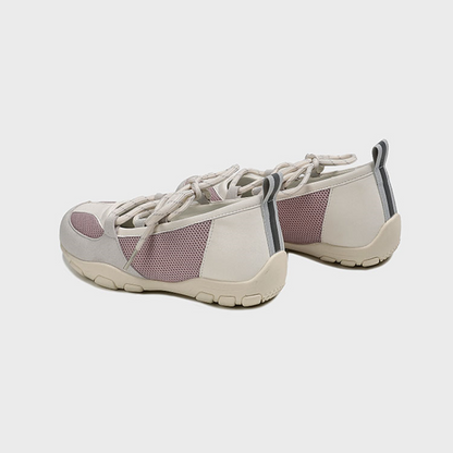 【3color】メッシュフラットソールシューズ