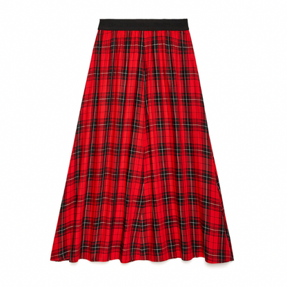 【2color】ブラックスチュアートロングスカート X-267