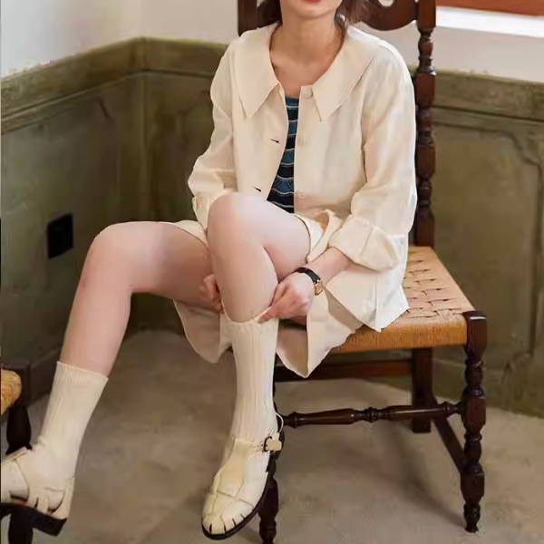 【2color】フラットカラーセットアップ X-148