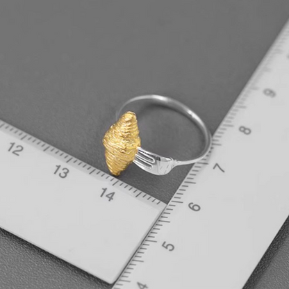 モーニングクロワッサンシルバーリング　Z00573