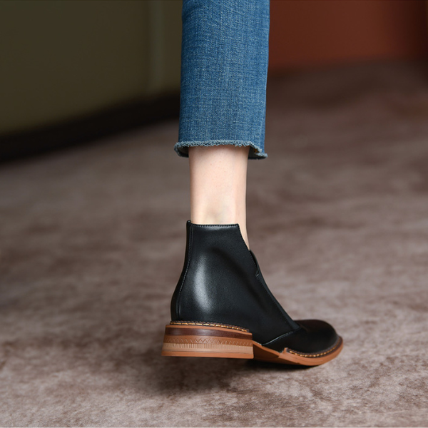 【４Type】カットアウトベリーショートブーツ　AU-123