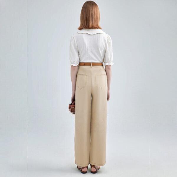 ハイウエストストレートパンツ X-184