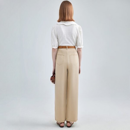 ハイウエストストレートパンツ X-184