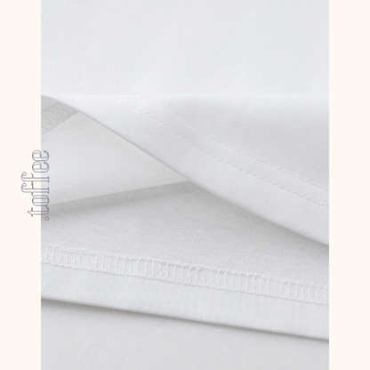 ブルーストライプタイ付きドロップショルダートップ　Z00462