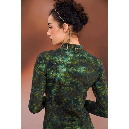 [名画を纏う]　スリムフィットアートカットソー "ルノワール" C0125