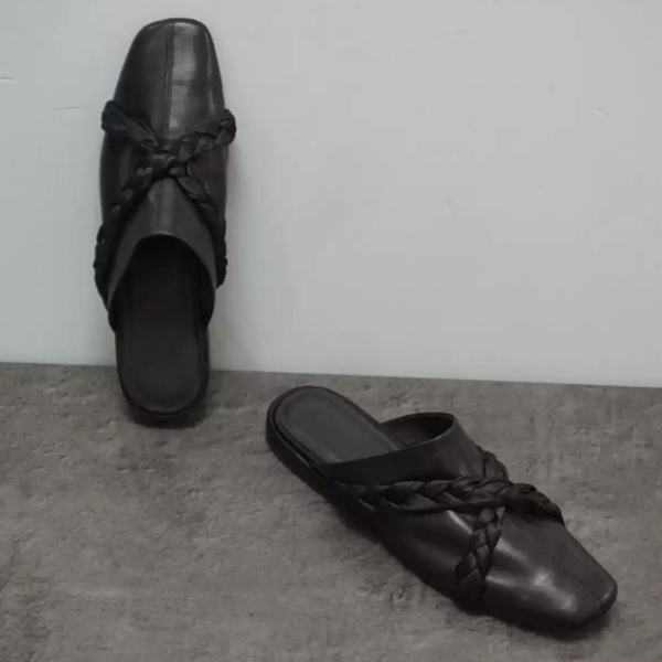 クロスバンドフラットミュール X-018