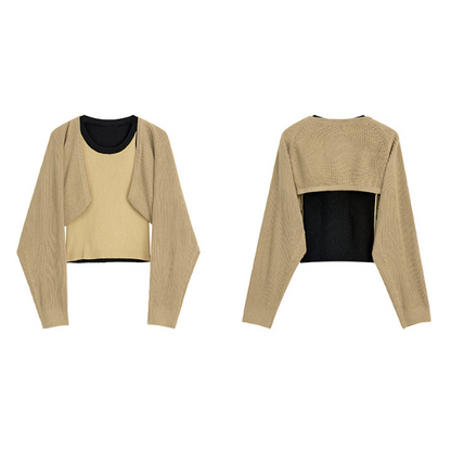 タンクトップ+ショールアンサンブル X-219