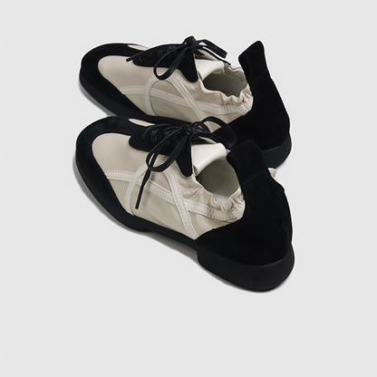 バイカラーフラットスニーカー　Z00445