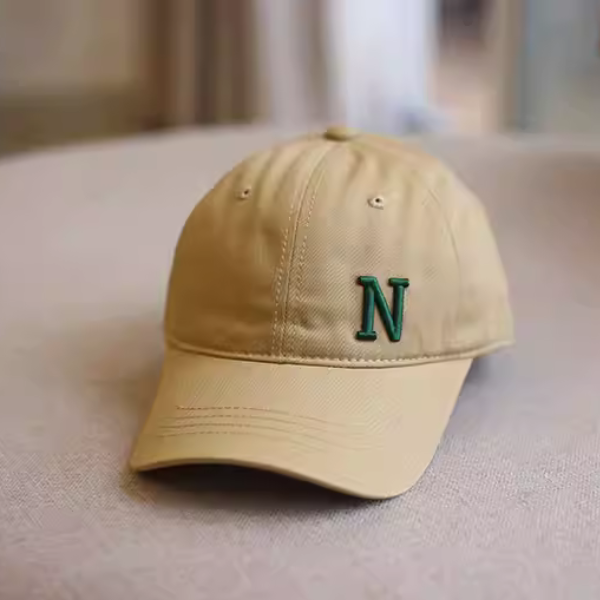 【4color】ワンポイントベースボールキャップ W-205