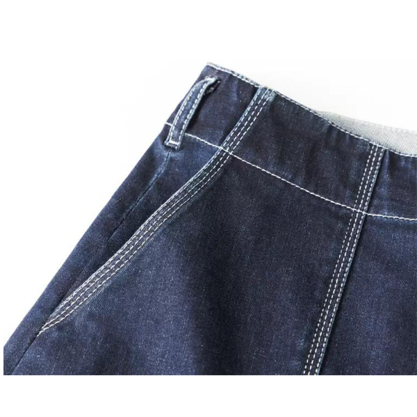 【２color】ボタンデザインナロースカート w-121