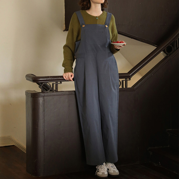 【2color】ローウエストルーズオールオーバー　Z00439