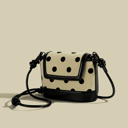 【3color】ポルカドットスクエアショルダーバッグ　Z00485