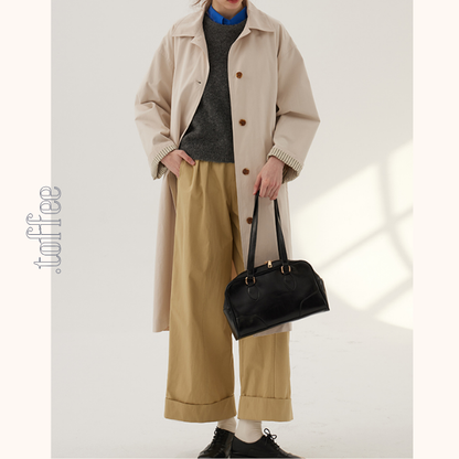 クロップドハイウエストワイドパンツ《Z00847》