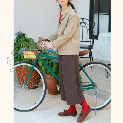 【set】星空リボンモチーフゴールドイヤーアクセサリー＆ブローチ　《Z00710》