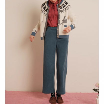 【3color】コーデュロイストレートパンツ  Z00081