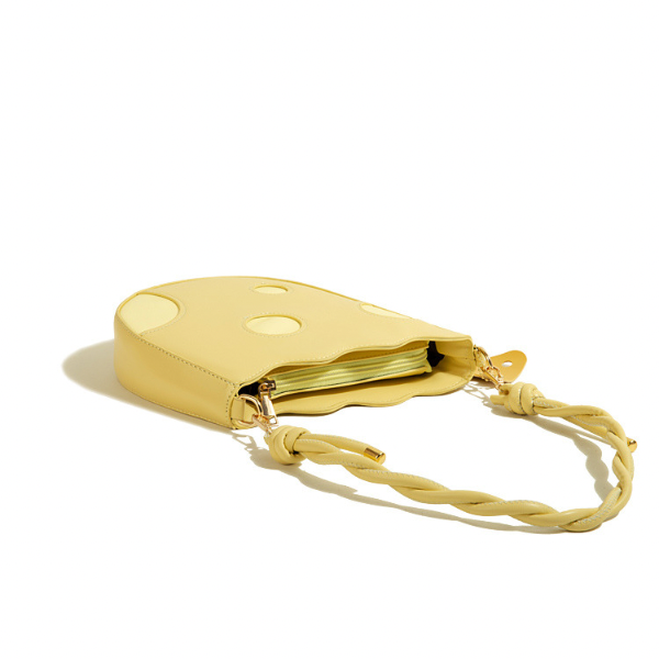 【4color】チーズデザインのショルダーバッグ X-280