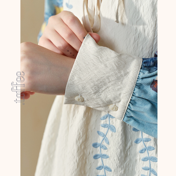 ポニーと星空の油絵プリントシャツ《Z00840》